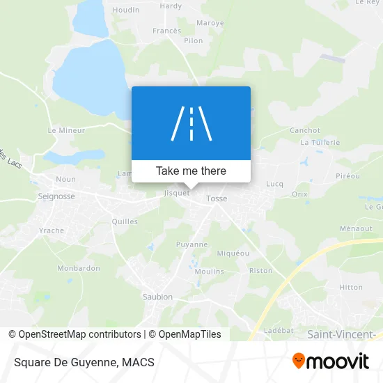 Square De Guyenne map