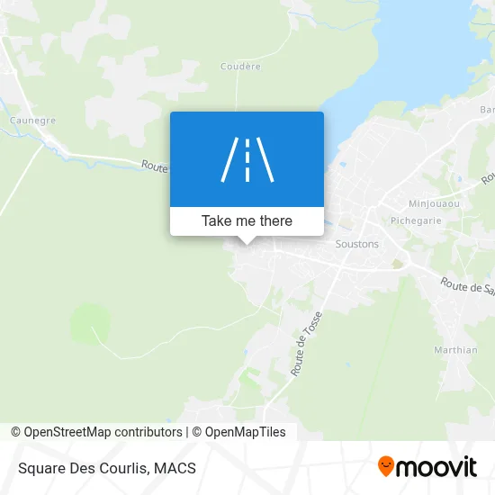 Square Des Courlis map