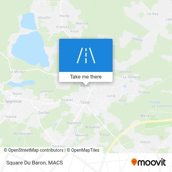 Square Du Baron map