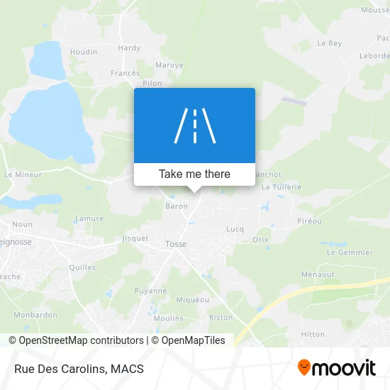 Rue Des Carolins map