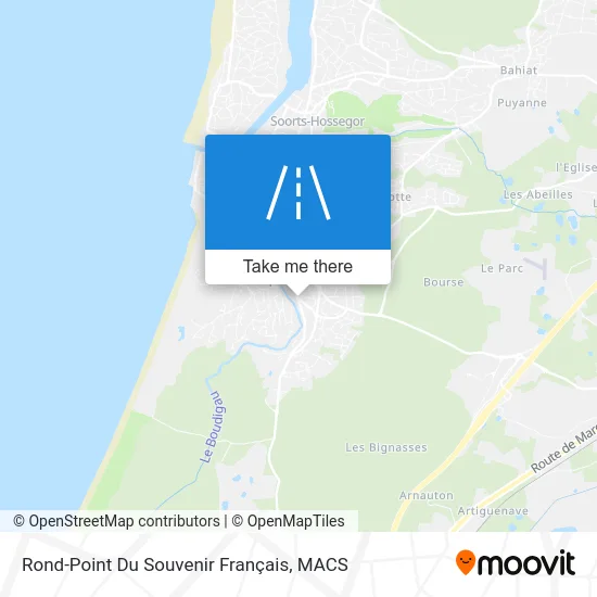 Rond-Point Du Souvenir Français map