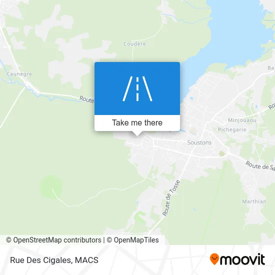 Rue Des Cigales map