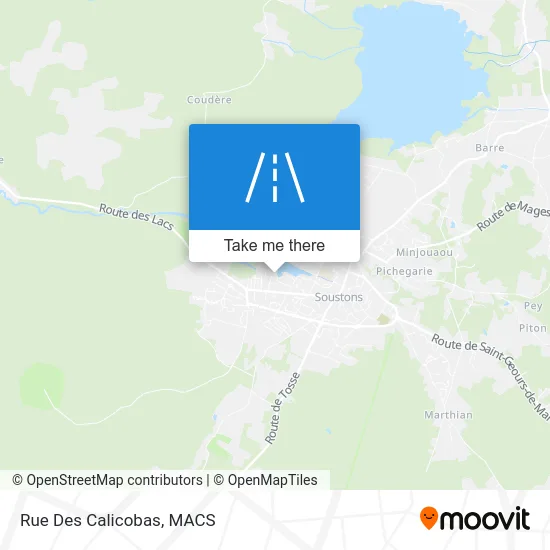 Rue Des Calicobas map