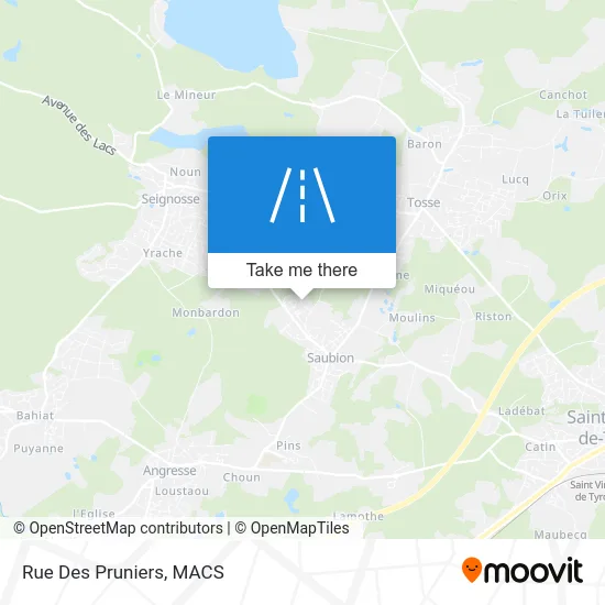 Rue Des Pruniers map