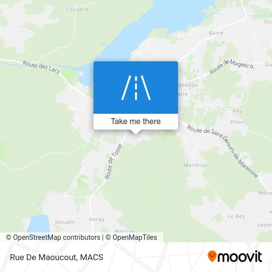 Rue De Maoucout map