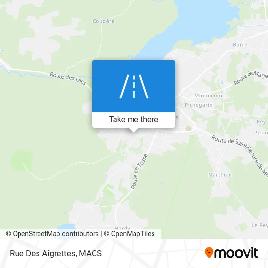 Rue Des Aigrettes map