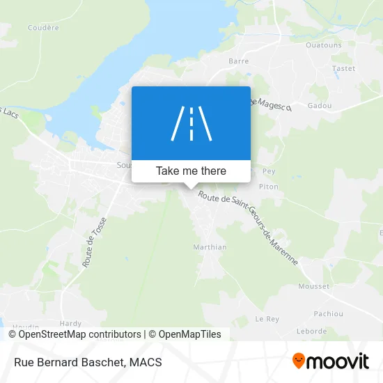 Rue Bernard Baschet map