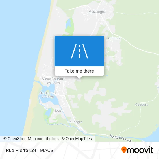 Mapa Rue Pierre Loti