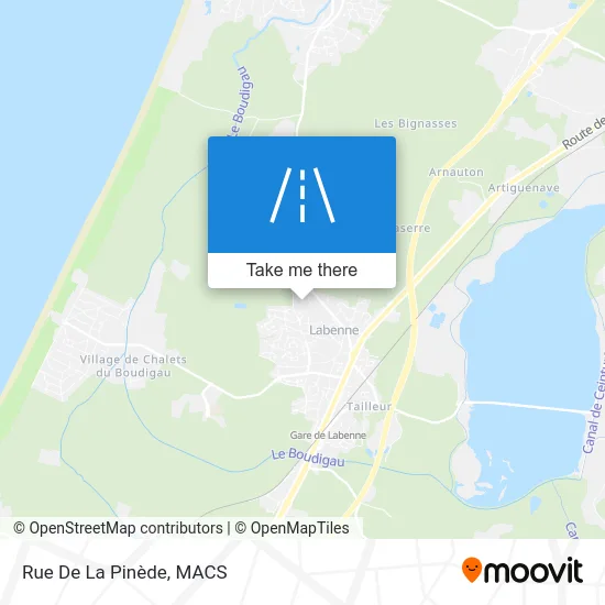Rue De La Pinède map