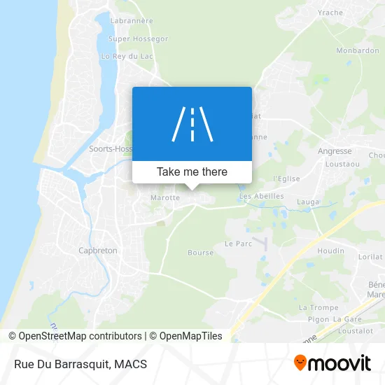 Rue Du Barrasquit map