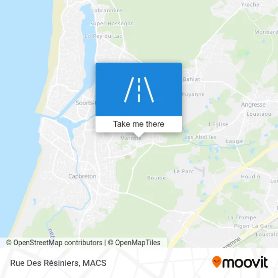 Rue Des Résiniers map