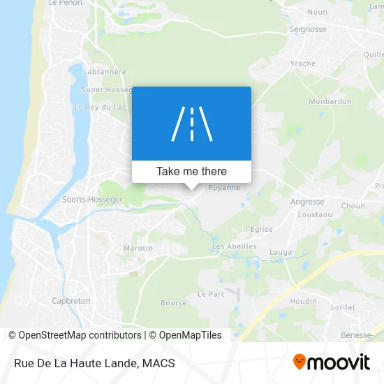 Rue De La Haute Lande map