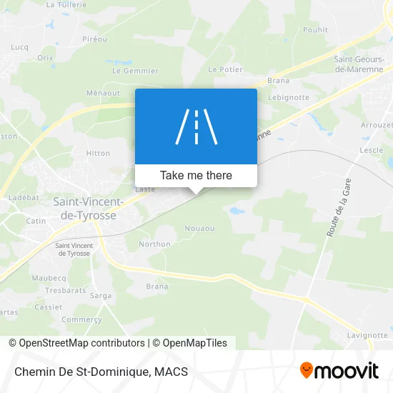 Chemin De St-Dominique map