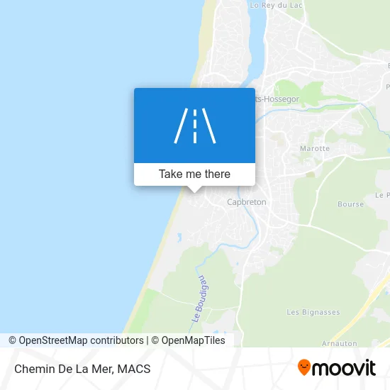 Chemin De La Mer map