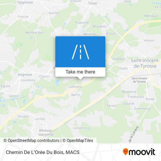 Chemin De L’Orée Du Bois map