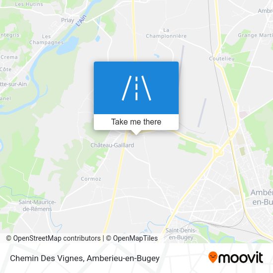 Chemin Des Vignes map