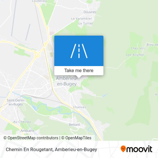 Chemin En Rougetant map