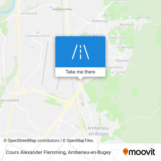 Cours Alexander Flemming map