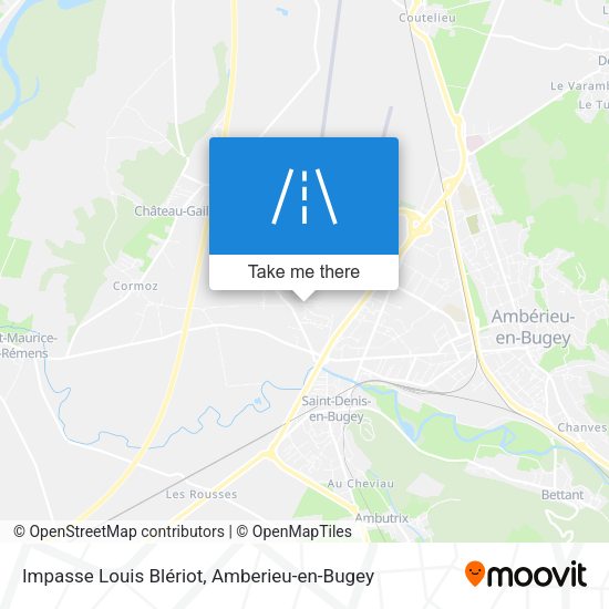 Impasse Louis Blériot map