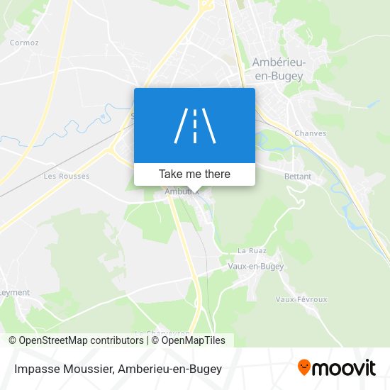 Impasse Moussier map