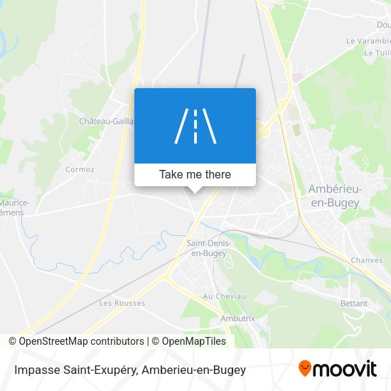 Impasse Saint-Exupéry map