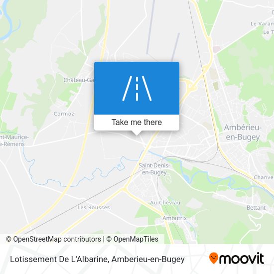 Lotissement De L'Albarine map