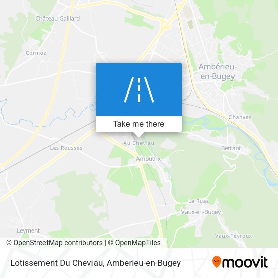 Lotissement Du Cheviau map