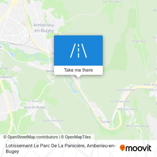 Lotissement Le Parc De La Panicière map