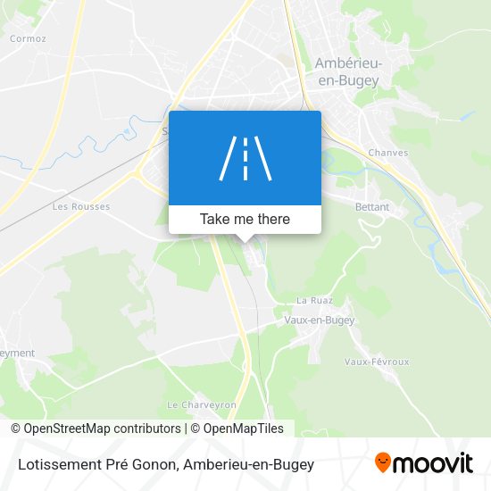 Lotissement Pré Gonon map