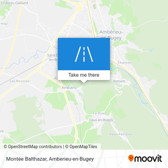 Montée Balthazar map
