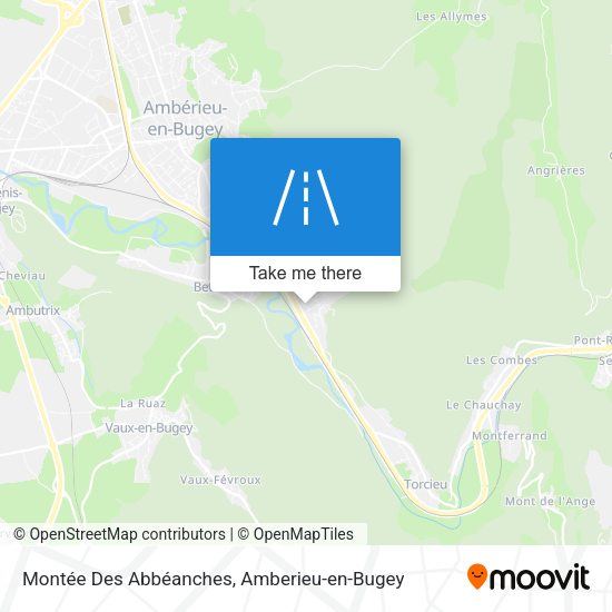 Montée Des Abbéanches map