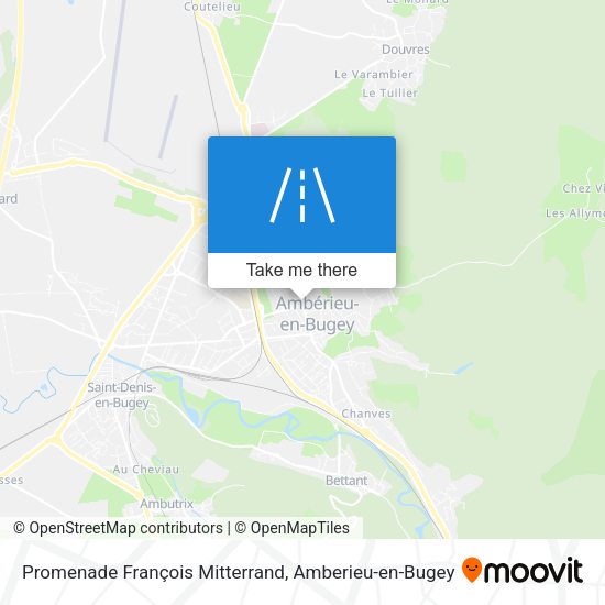 Promenade François Mitterrand map
