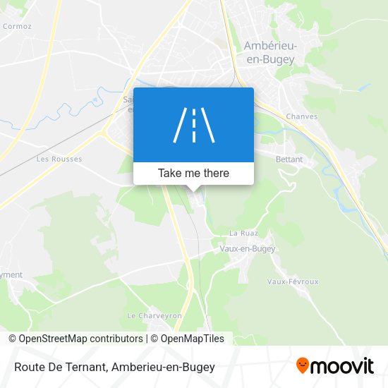 Route De Ternant map