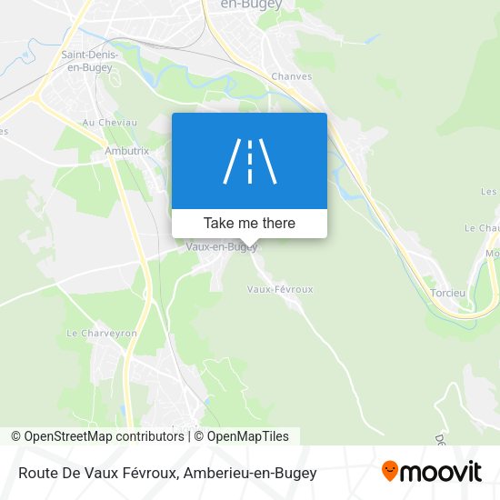 Route De Vaux Févroux map