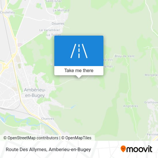 Route Des Allymes map