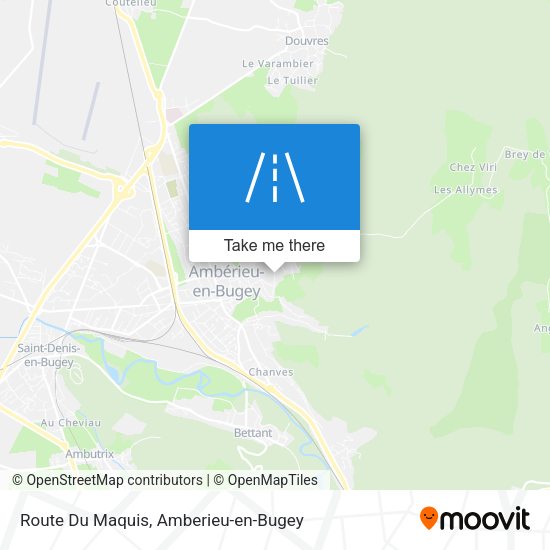 Route Du Maquis map