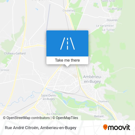 Rue André Citroën map