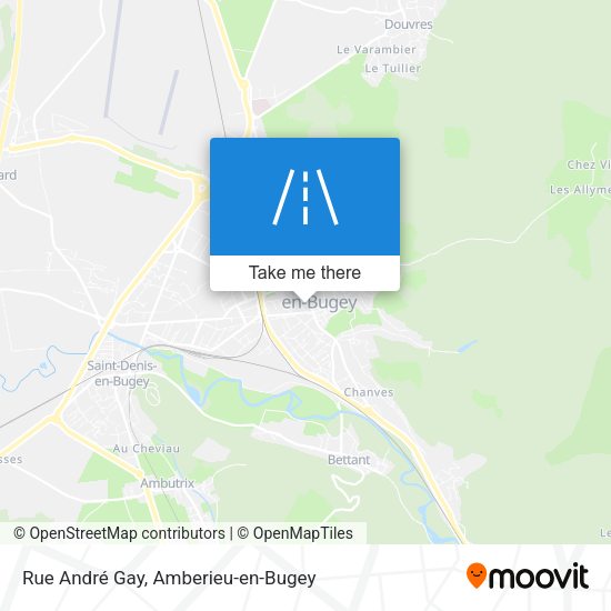 Rue André Gay map