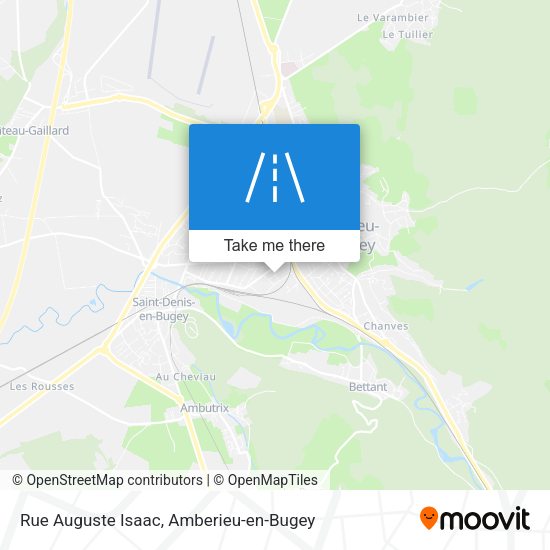 Rue Auguste Isaac map
