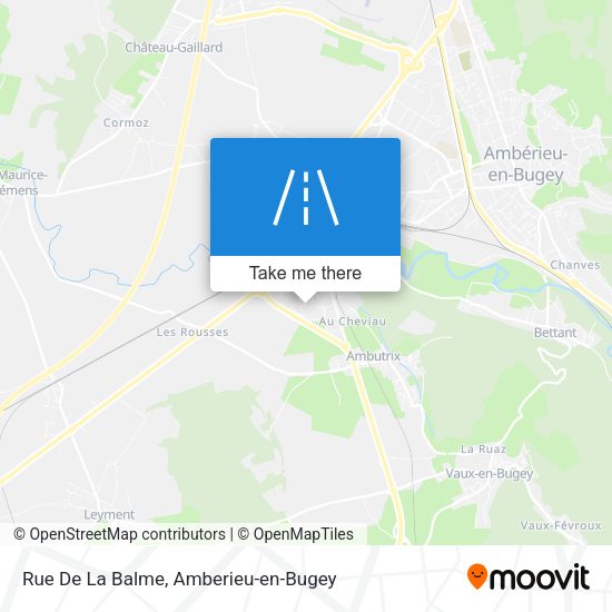 Rue De La Balme map