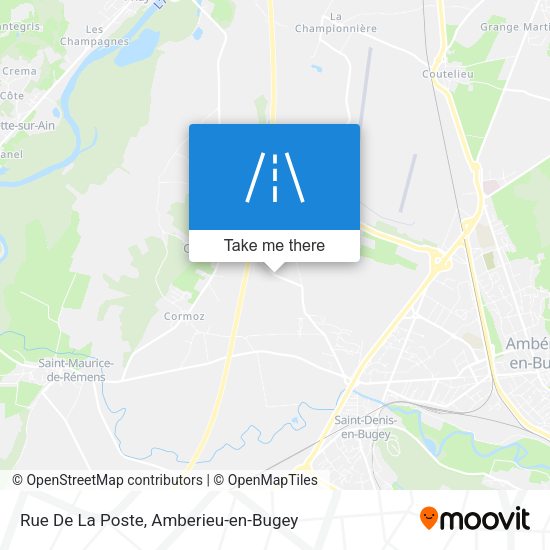 Rue De La Poste map