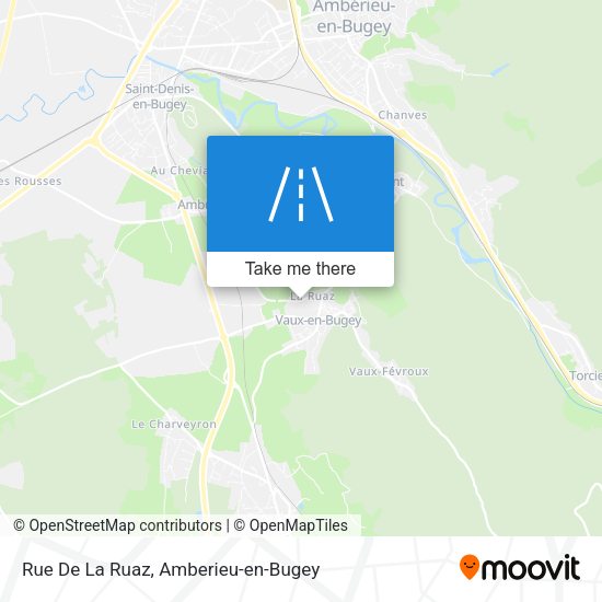 Rue De La Ruaz map