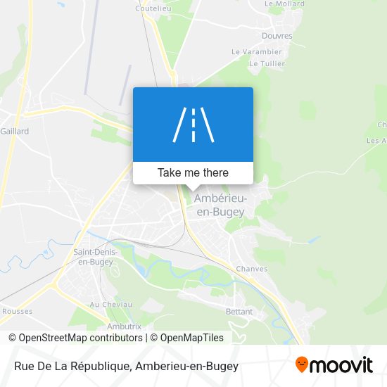 Rue De La République map