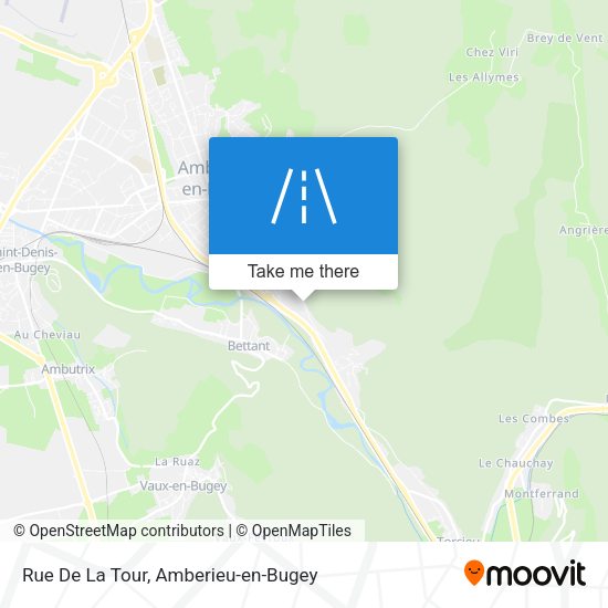 Rue De La Tour map