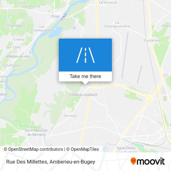 Rue Des Millettes map