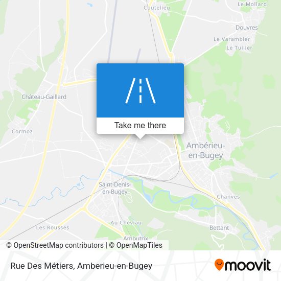 Rue Des Métiers map