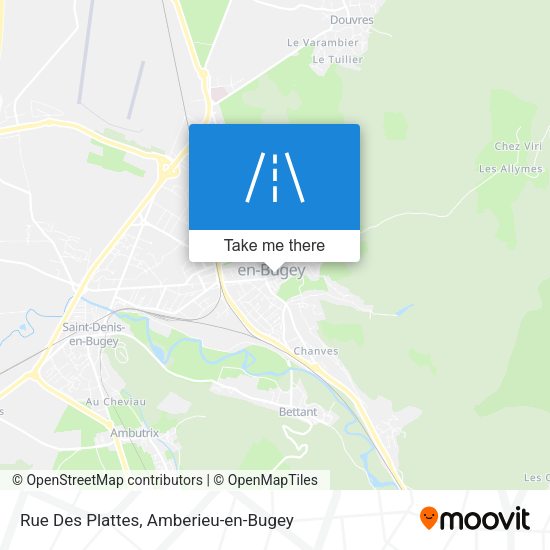 Rue Des Plattes map