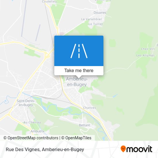 Rue Des Vignes map