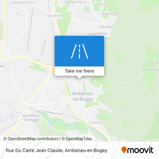 Rue Du Carré Jean Claude map