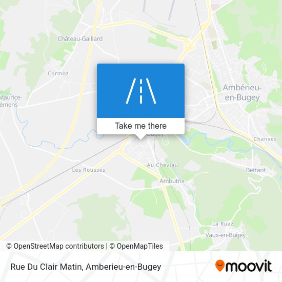 Rue Du Clair Matin map